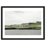 Red house on the shore - Iceland thumbnail