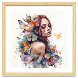 Butterfly Muse Watercolor Portrait thumbnail