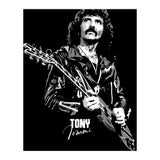 Tony Iommi American Musician Legend In Grayscale (Print Only) thumbnail