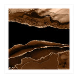 Brown & Gold Agate Texture 11 (Print Only) thumbnail