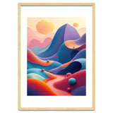 Colorful Surreal Dreamscape Digital Art thumbnail