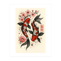 Koi fish Japanese (Print Only)