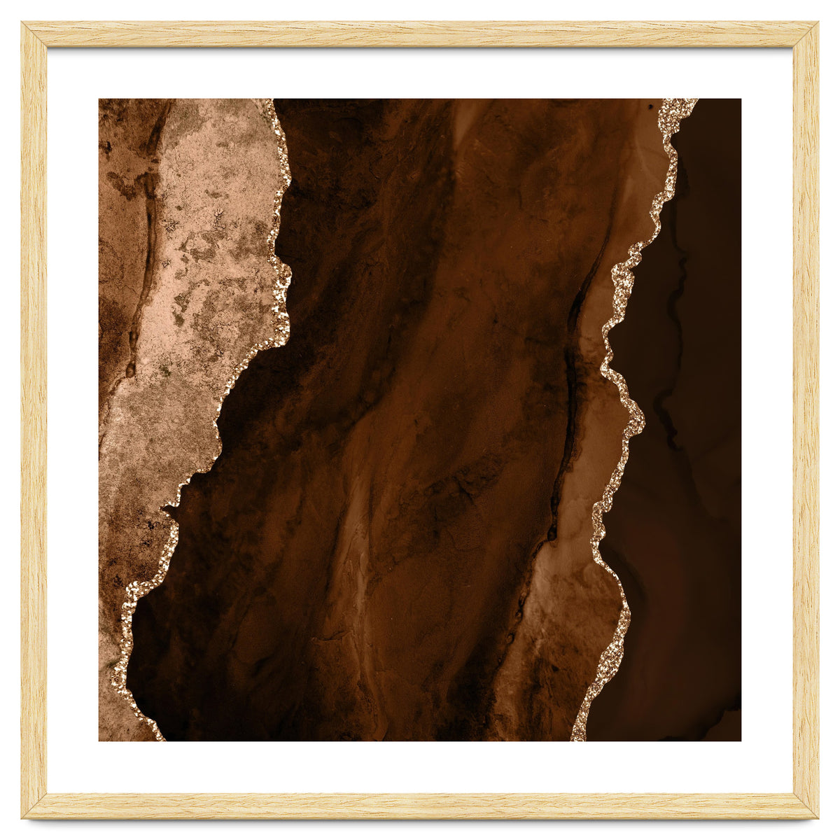 Brown & Gold Agate Texture 01