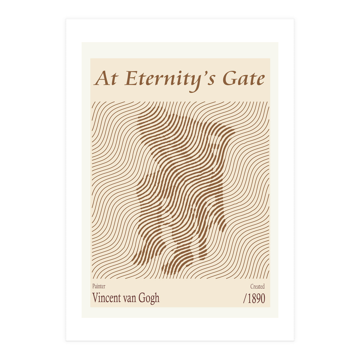 At Eternity’s Gate Vincent Van Gogh (1890) (Print Only)