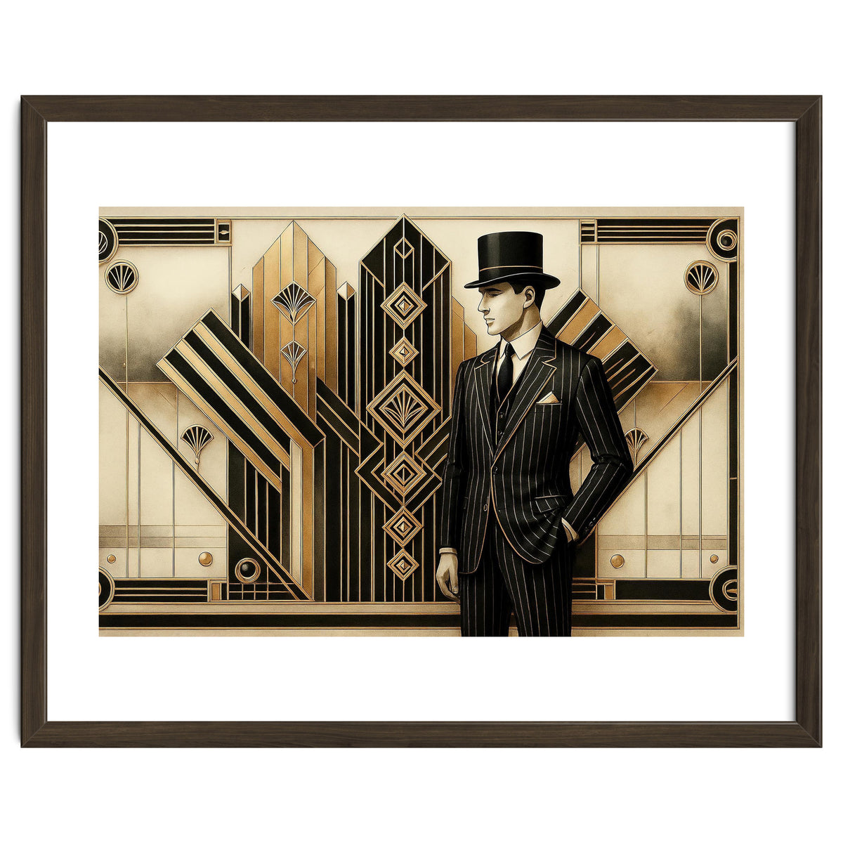 Gatsby Art Deco Noir