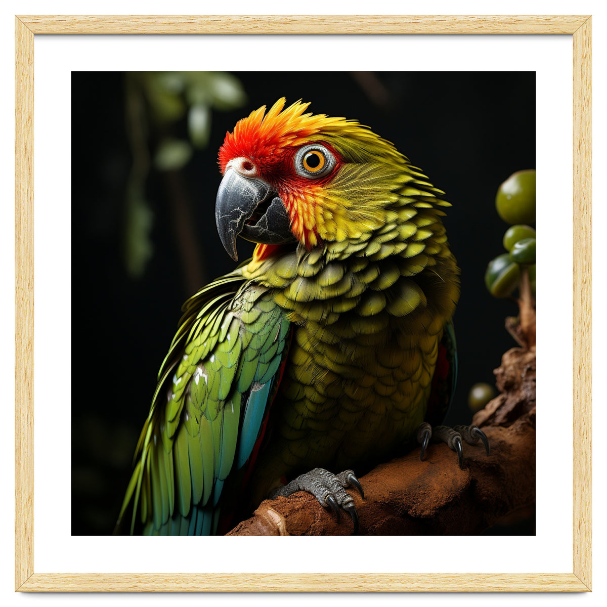Vibrant Macaw Parrot