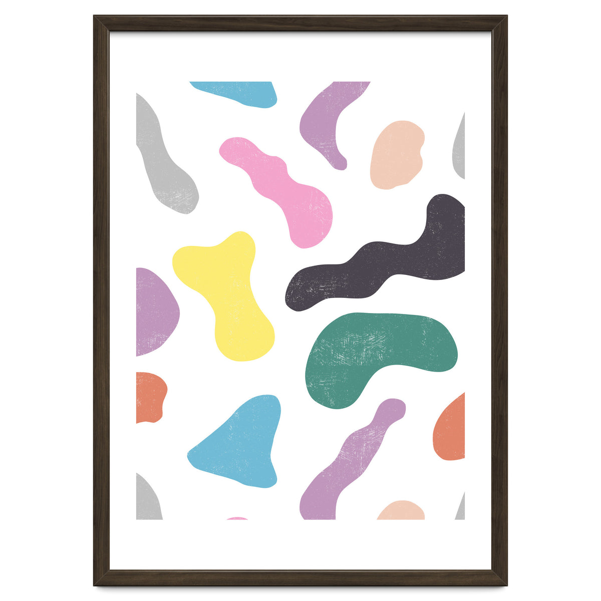 Abstract Organic Memphis Shapes