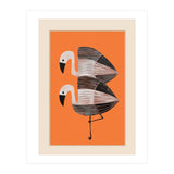 Tangerine Flamingos (Print Only) thumbnail