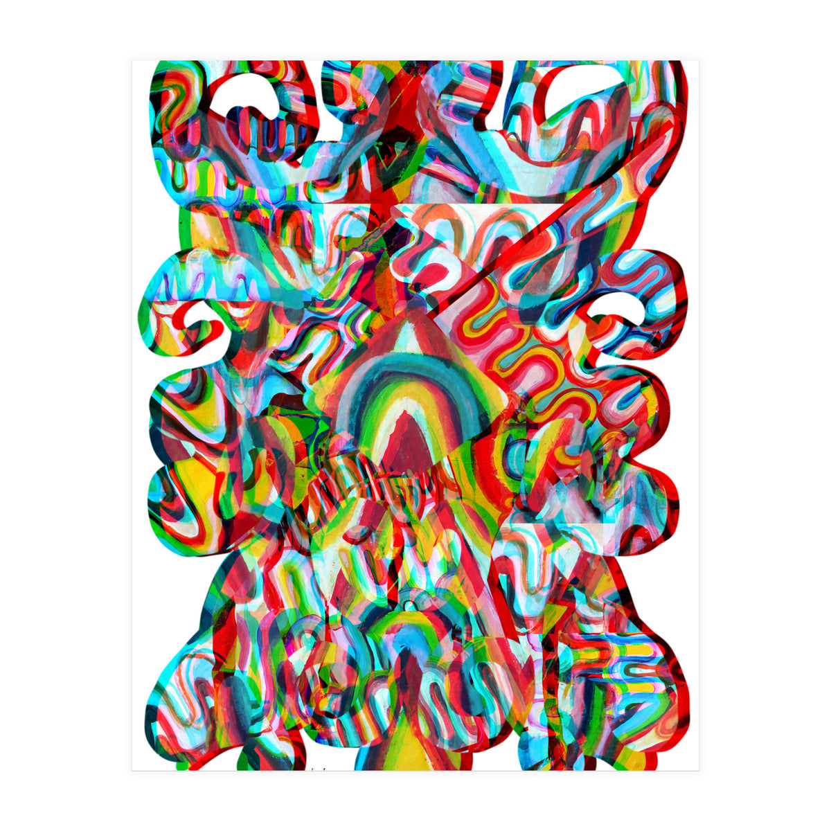 Pop Abstract Asimetrico 42 Copia (Print Only)