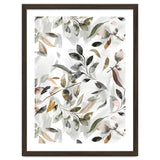 Watercolor Leaves Neutral Gray thumbnail