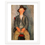 Amadeo Modigliani / 'The Young Farmer', 1918, Oil on canvas. thumbnail