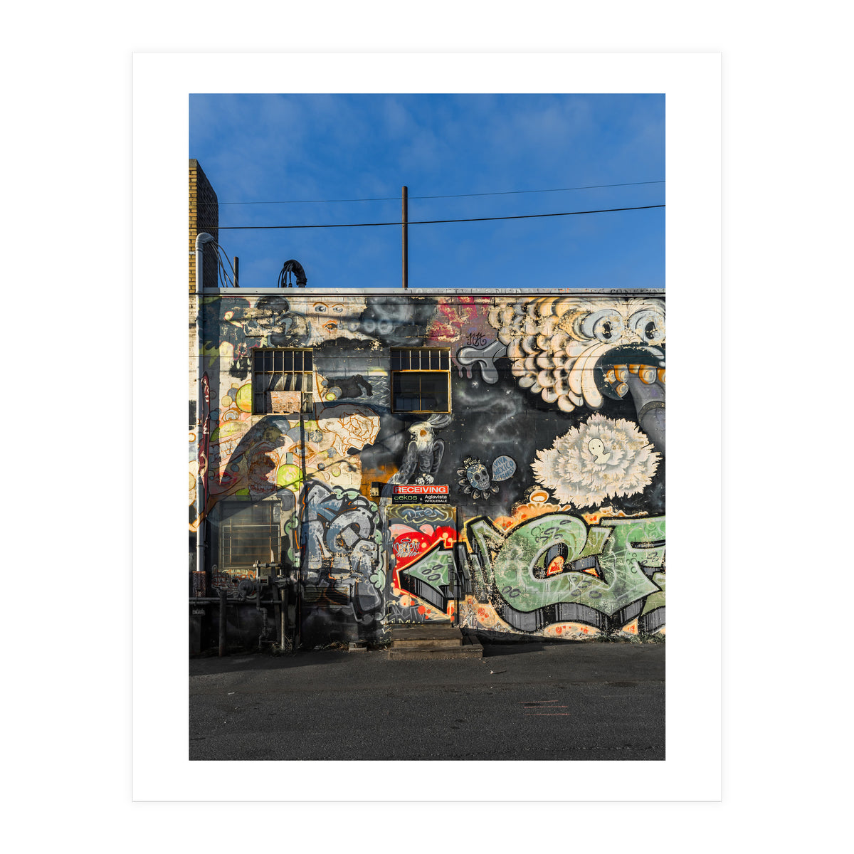 Cooke St Thunder Bay Graffiti Color Version No 2 (Print Only)