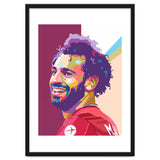 Mohamed Salah pop art portrait thumbnail