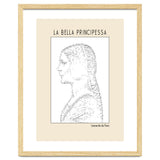 La Bella Principessa – Leonardo Da Vinci Ascii Art thumbnail