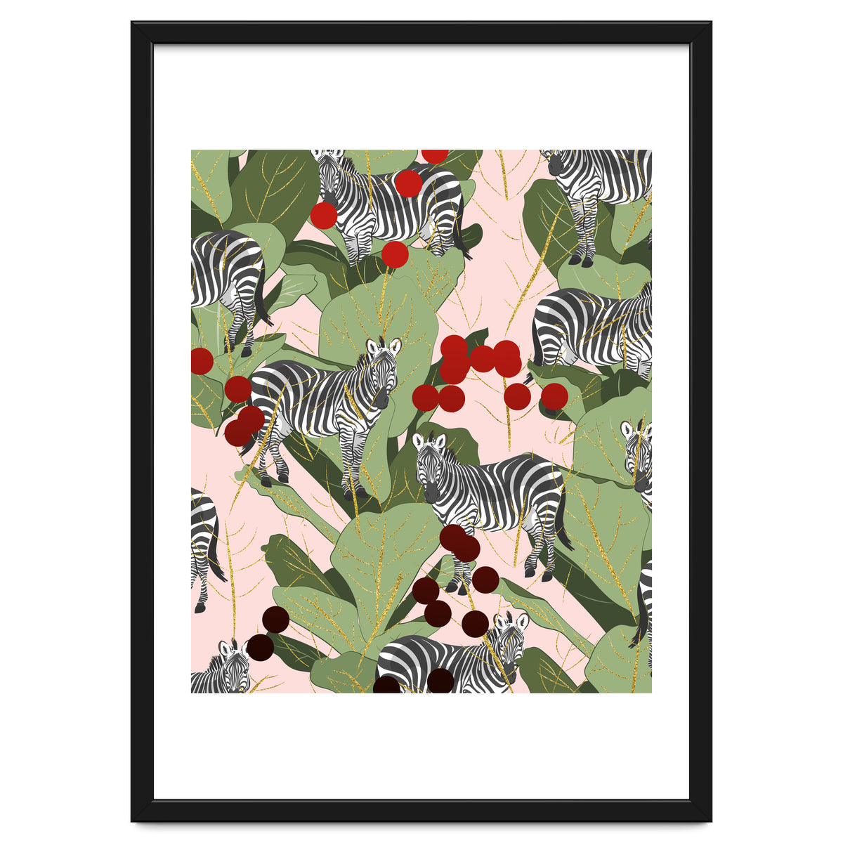 Zebra Harem #society6 #decor #buyart