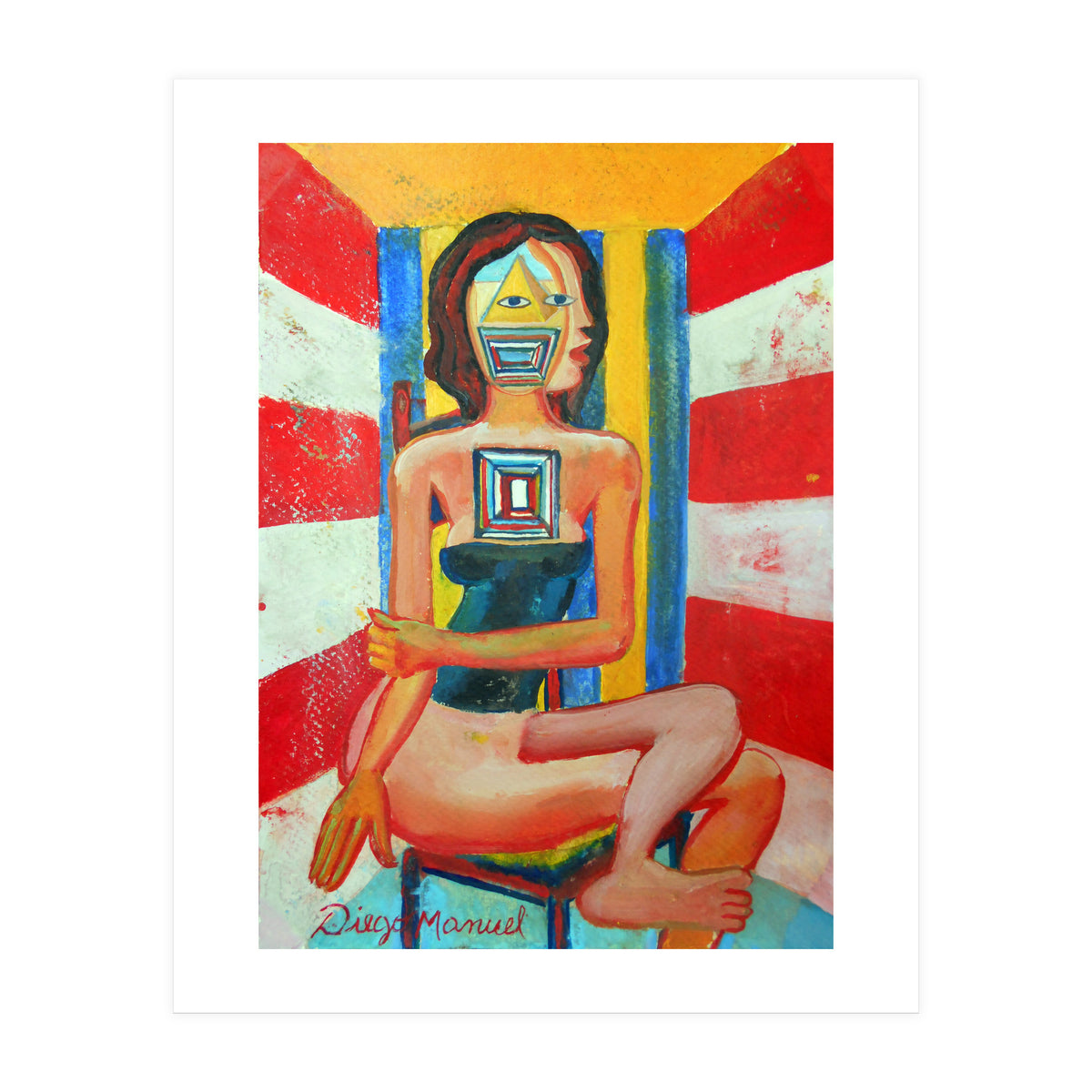 Mujer En La Silla 8 (Print Only)