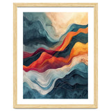 Abstract Flowing Mountain Landscape thumbnail