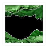 Green & Silver Agate Texture 04  (Print Only) thumbnail