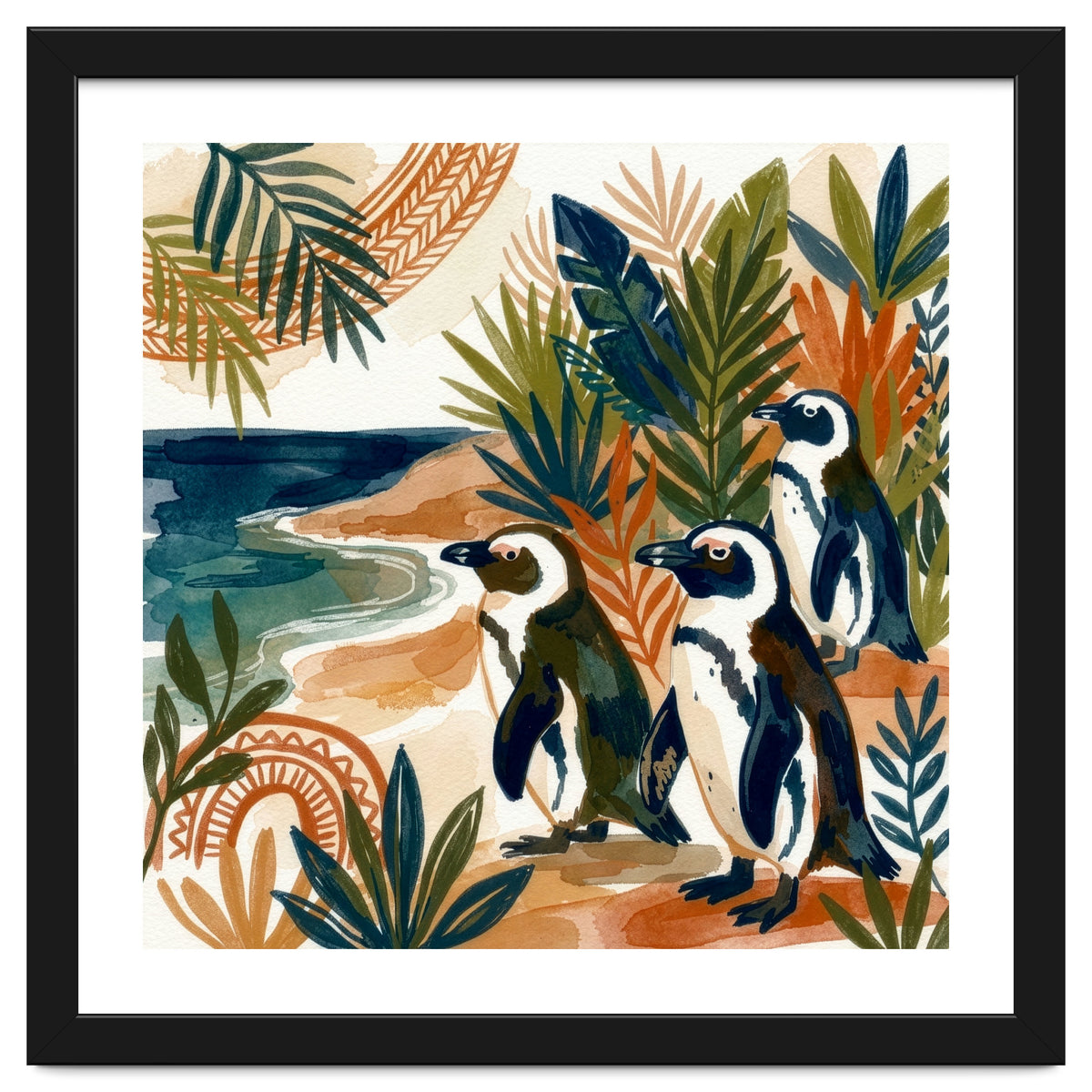 Beachside Penguin Gathering