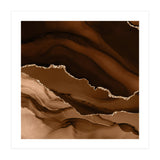 Brown & Gold Agate Texture 12 (Print Only) thumbnail