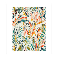 Colorful Leaves Pattern (Print Only)