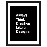 Always Think Creative Like A Designer thumbnail