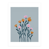 Orange and Pink Flowers (Print Only) thumbnail