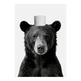 Bear, Toilet Paper Crown, Nursery Animal Art for Children (Print Only) thumbnail