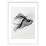 Abstract Black Flowing Fabric Wave thumbnail
