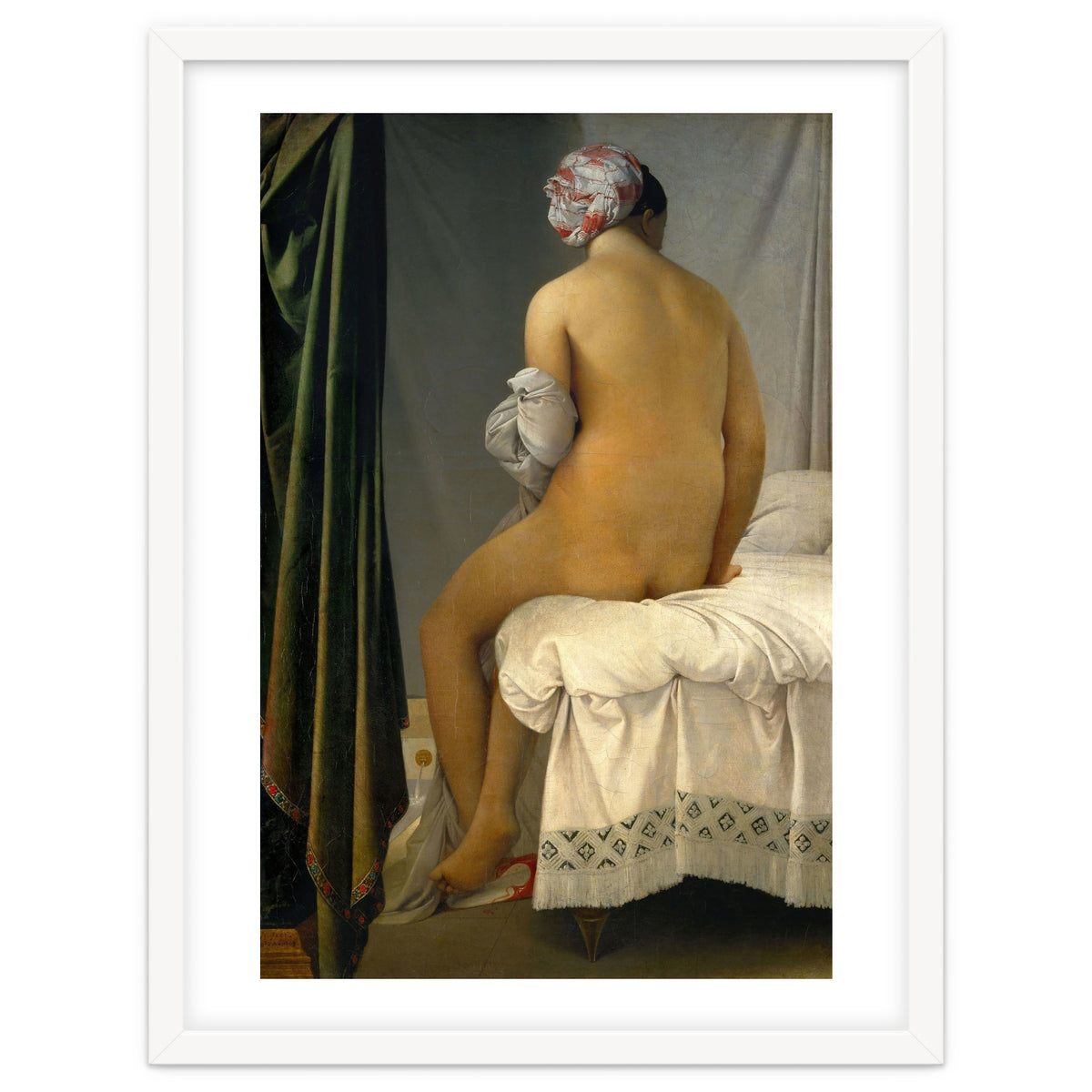 Jean Auguste Dominique Ingres / 'The Valpinçon Bather', 1806, Oil on canvas, 146 × 97,5 cm, RF 259.