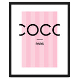 Paris Fashion Quote Art, Coco Chanel, Chic Decor thumbnail