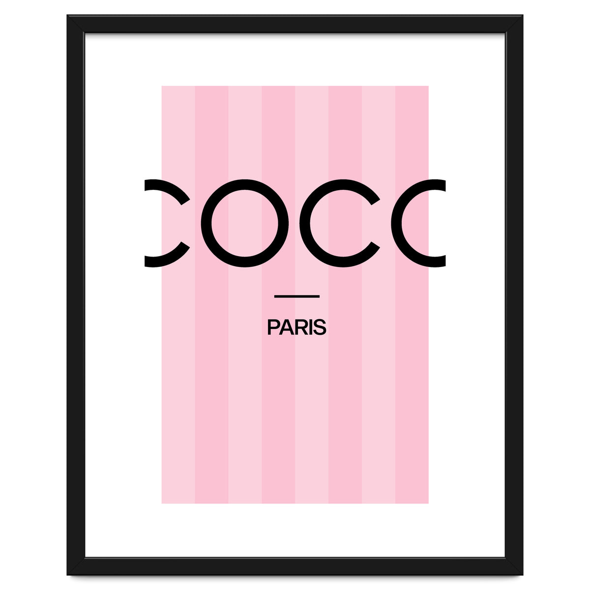 Paris Fashion Quote Art, Coco Chanel, Chic Decor