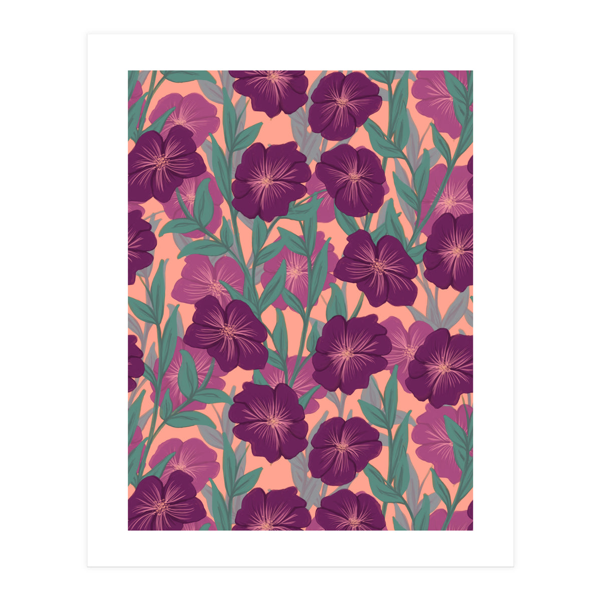 Bold Bloom Purple (Print Only)