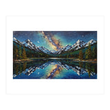 Midnight Mountain Reflection (Print Only) thumbnail