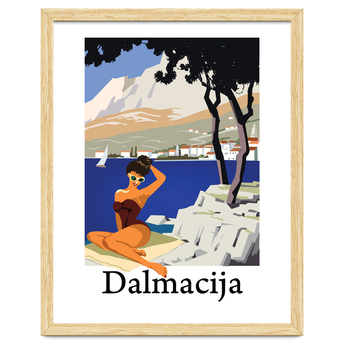 Dalamtia, Sunbathing Woman