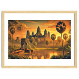 Vintage Cambodia, Angkor Wat Sunrise Poster thumbnail