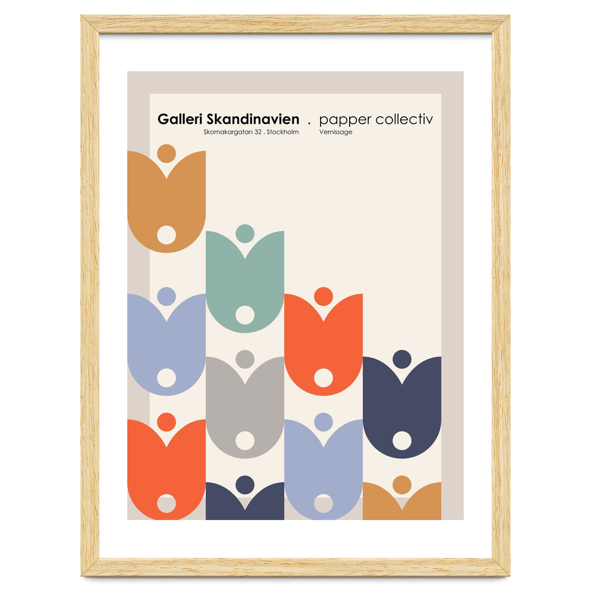 Stockholm Galleri Skandinavien Art Exhibition Poster