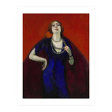 The Blue Dress. Date: 1911. Dimensions: 146.2 cm x 114.4 cm, 161.0 cm x 129.4 cm. (Print Only) thumbnail
