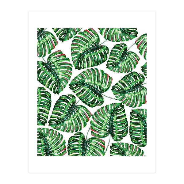 Tropical Greenery #society6 #decor #buyart (Print Only)