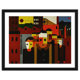Die Arbeitsmaenner - The Workmen. Oil on canvas. thumbnail