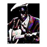 Lightnin' Hopkins American Country Blues Musician legend Colorful Art (Print Only) thumbnail