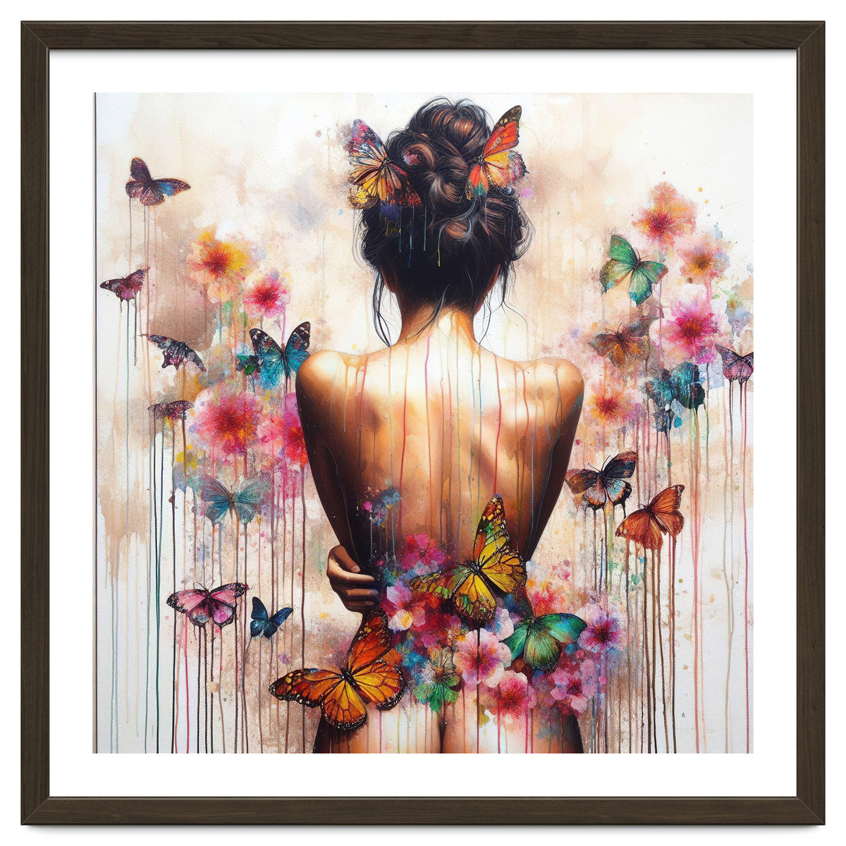 Butterfly Garden Back Portrait