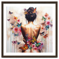 Butterfly Garden Back Portrait