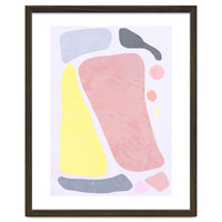 Organic Rustic Abstract Shapes Pastel II