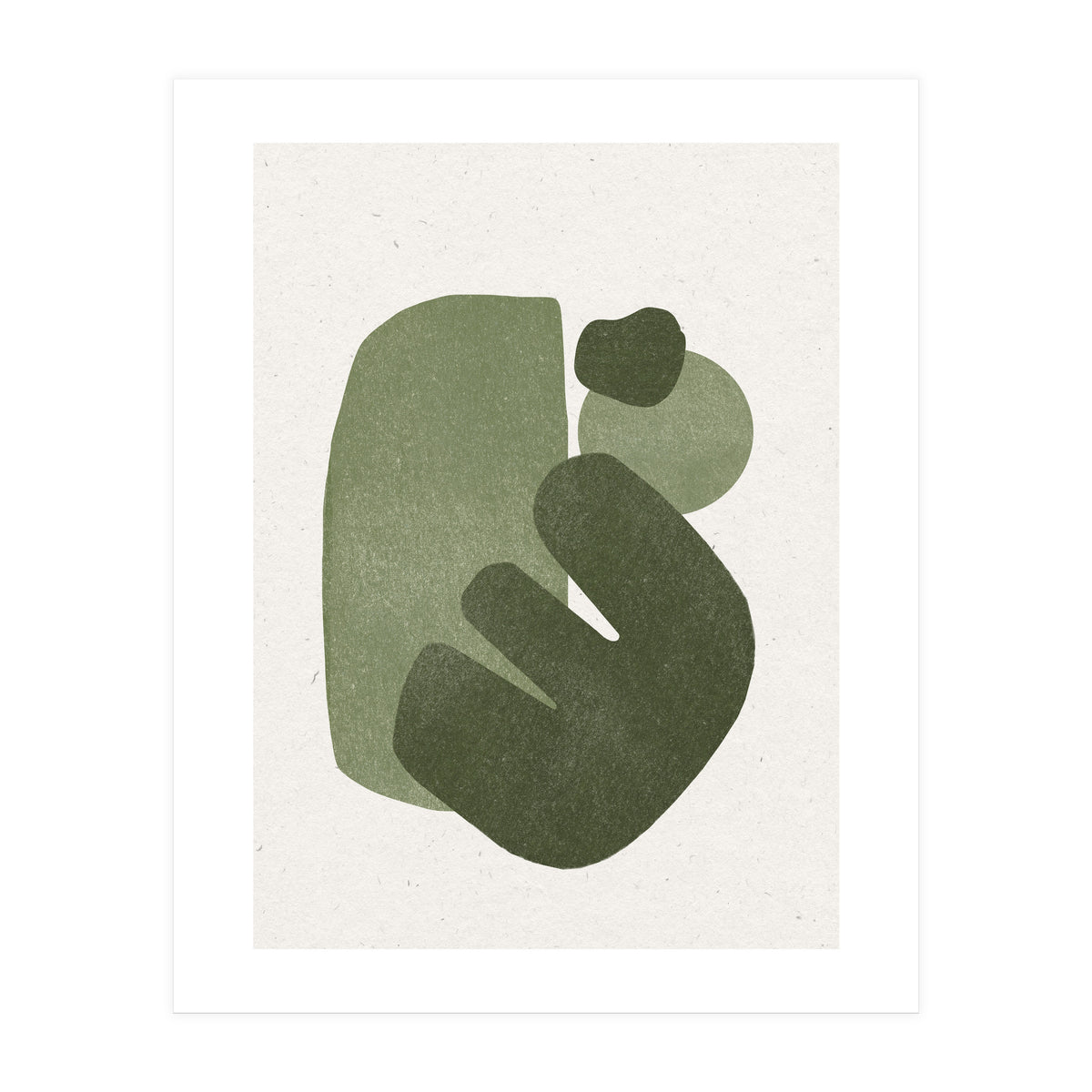 GREEN SHAPES NO.1 (Print Only)