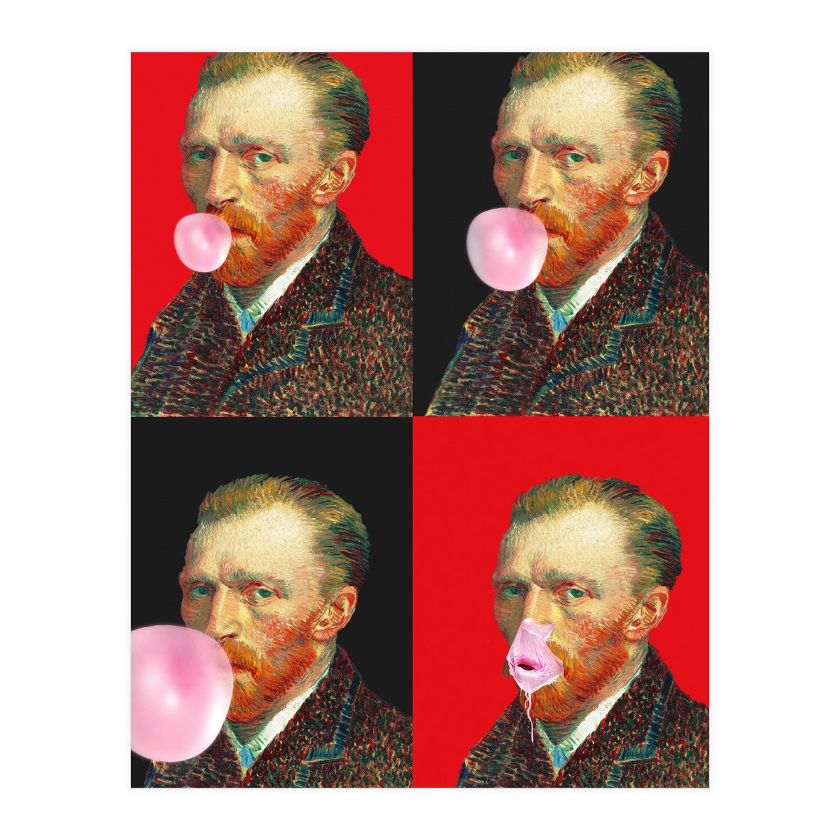Vincent Gum Explosion (Print Only)