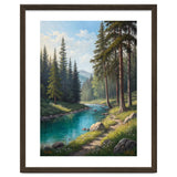 Serene Alpine Forest River Landscape thumbnail