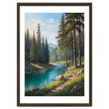 Serene Alpine Forest River Landscape thumbnail