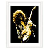 Jimmy Page American Rock Band Guitarist Legend in Pop Art thumbnail