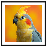Close Up Cockatiel Parrot With Yellow Crest thumbnail